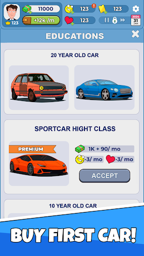 Idle Guy: Life Simulator games
